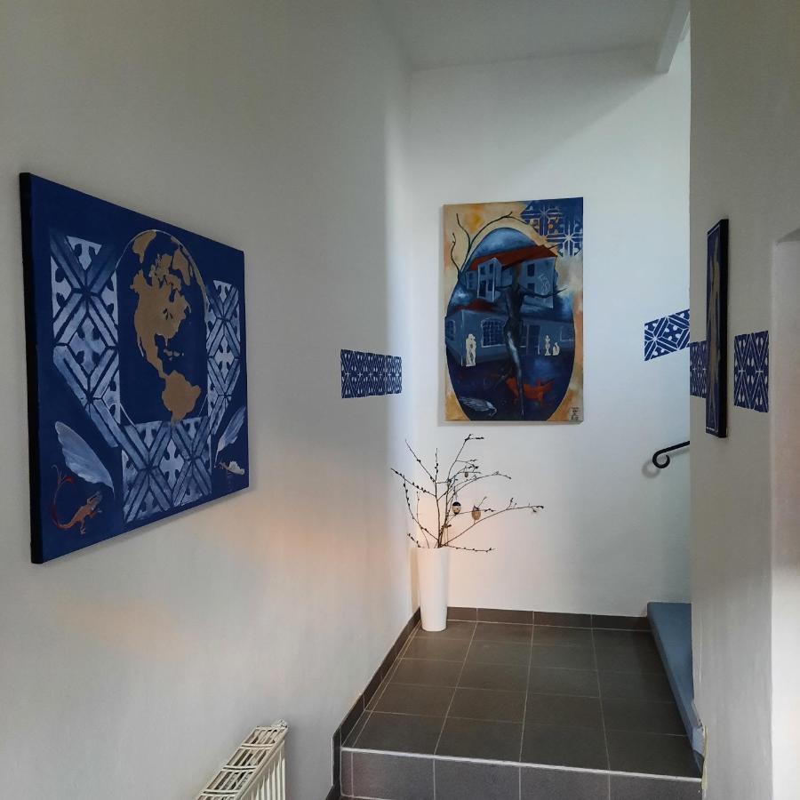 Kunstoase Am Blauen Haus Apartment Dresda Exterior foto