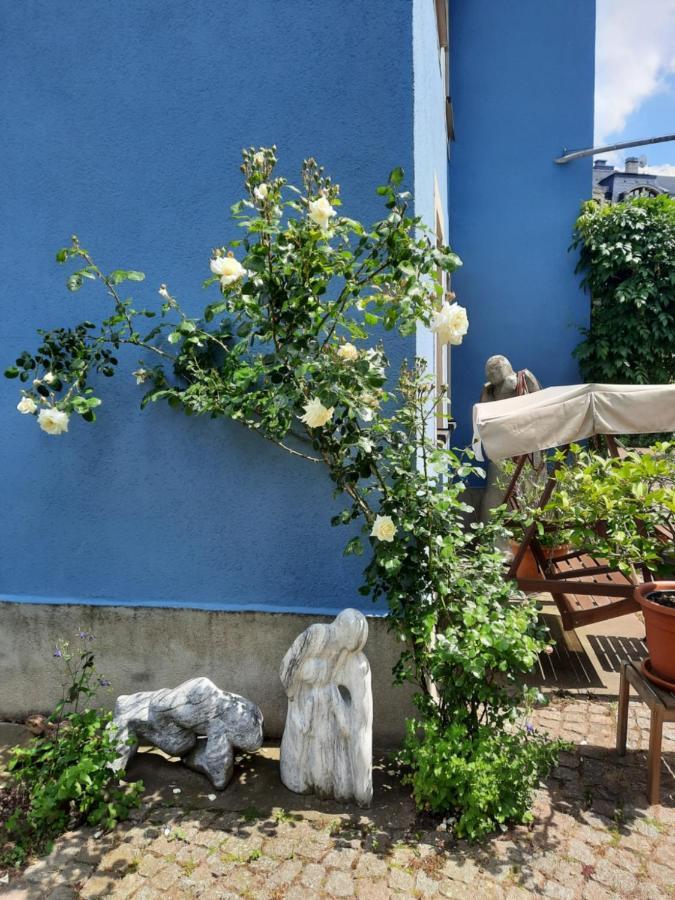 Kunstoase Am Blauen Haus Apartment Dresda Exterior foto
