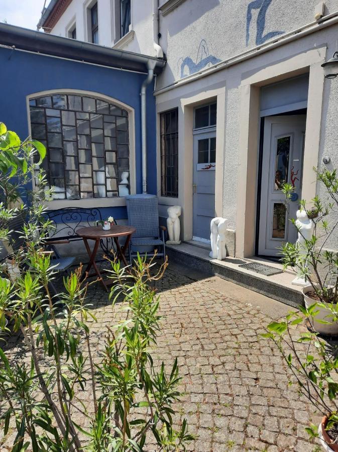 Kunstoase Am Blauen Haus Apartment Dresda Exterior foto